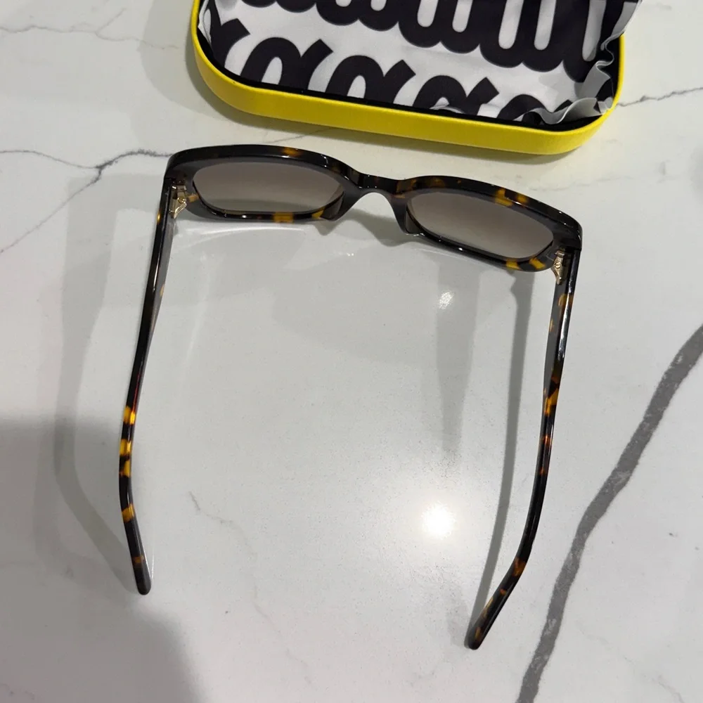 Marc Jacobs Brown Sunglasses with Yellow Case